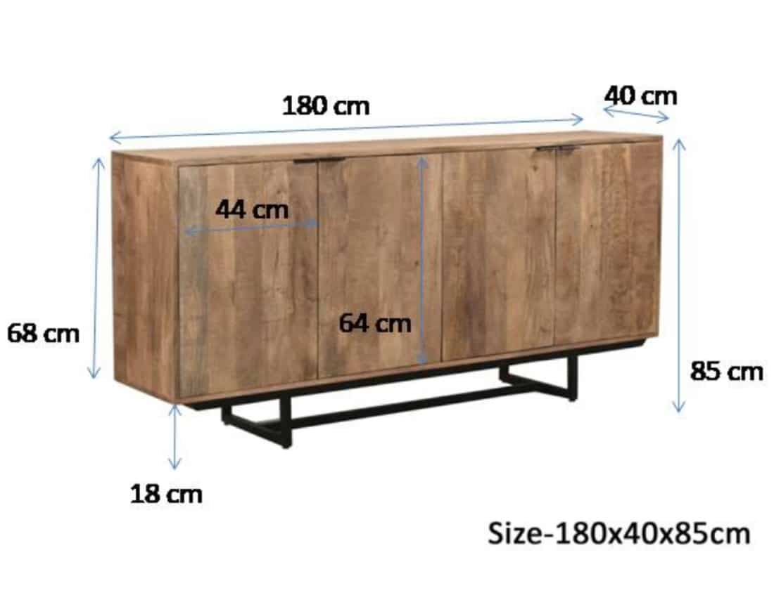 Livingfurn Dressoirs Valdez 180cm