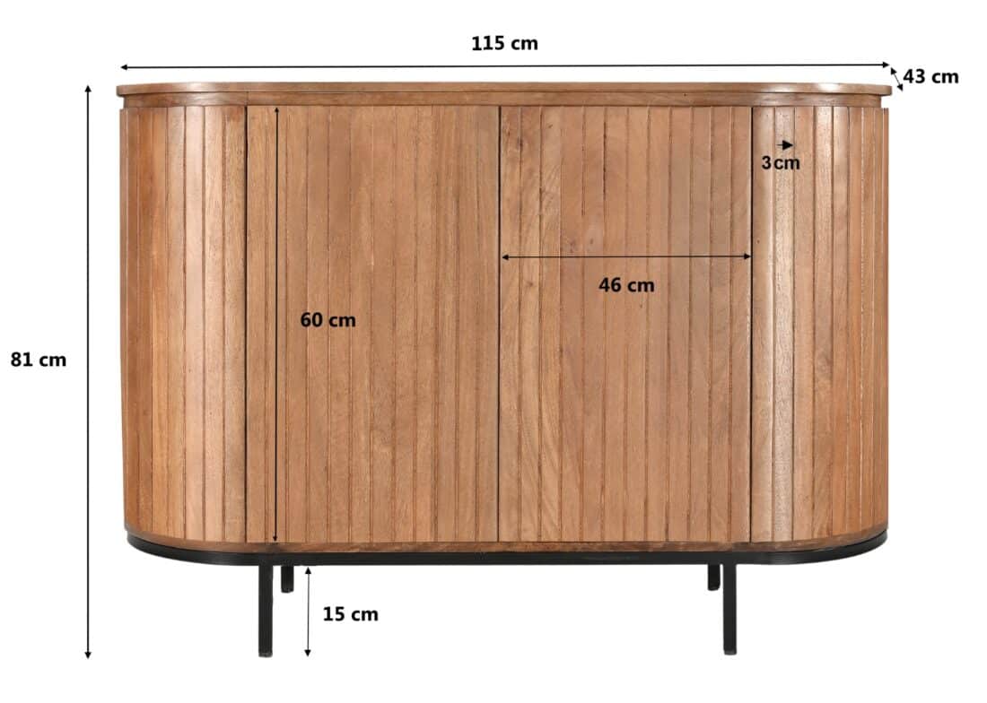 Livingfurn Dressoirs Noor 115cm