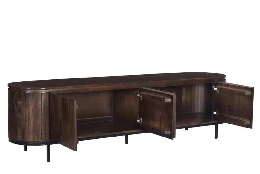 Livingfurn Tv Meubelen Noor Walnut 210cm