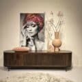 Livingfurn tv meubel Noor Walnut 210cm