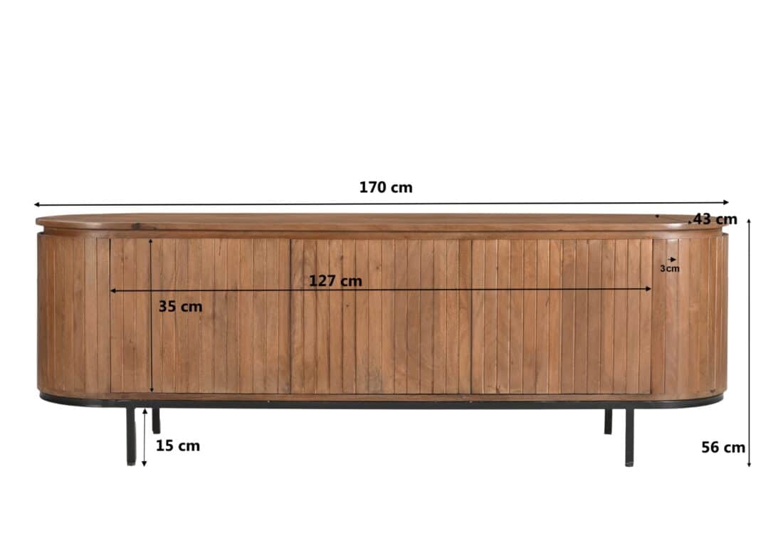 Livingfurn Tv Meubelen Noor 170cm