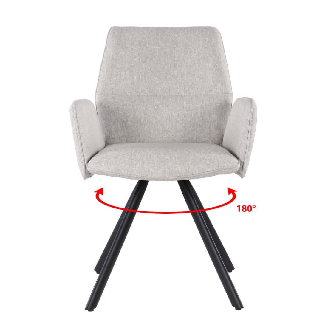 Livingfurn Eetkamerstoelen Diana Beige