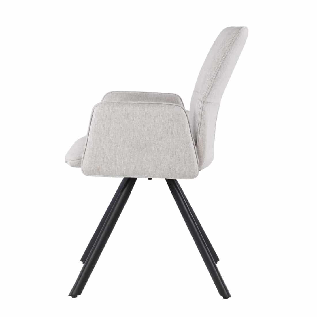 Livingfurn Eetkamerstoelen Diana Beige