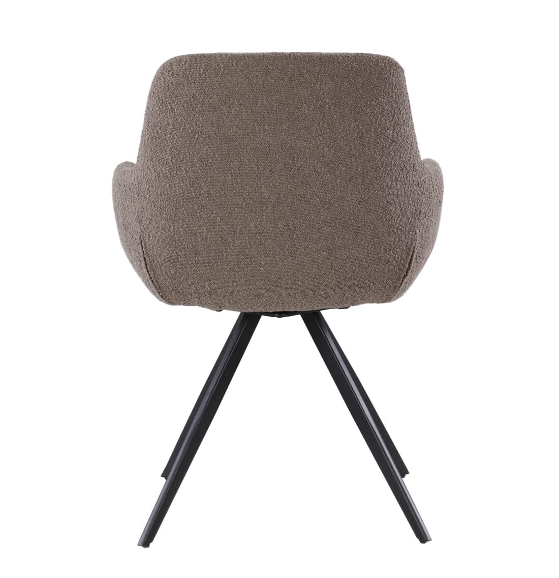 Livingfurn Eetkamerstoelen Doreen Boucle Brown