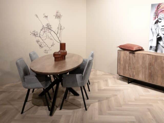 Livingfurn eettafel Jesper Oval 160 cm