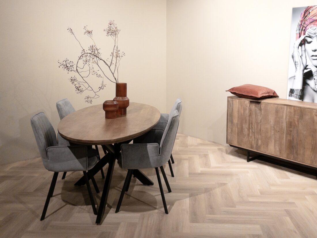 Livingfurn Eetkamertafels Jesper Oval 210 Cm
