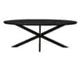 Livingfurn Eetkamertafels Jesper Oval Black 240 cm