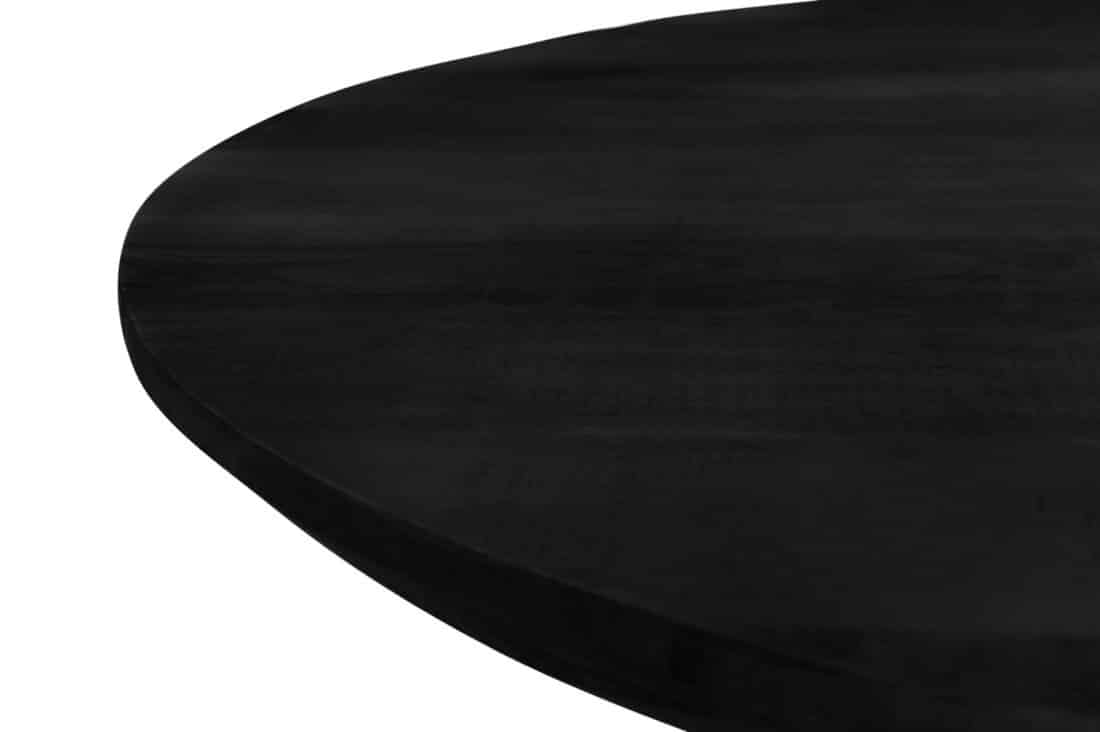 Livingfurn Eetkamertafels Jesper Oval Black 240 Cm