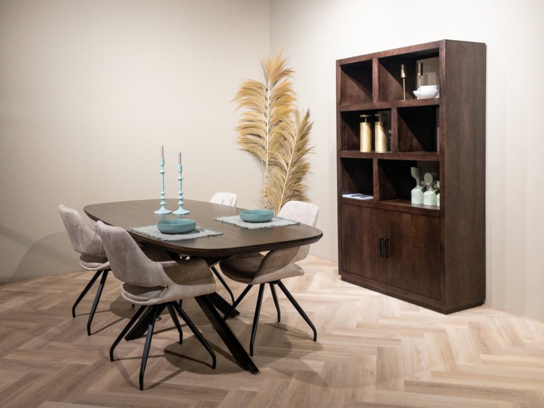 Livingfurn Eetkamertafels Jesper Danish Oval Brown 230 Cm