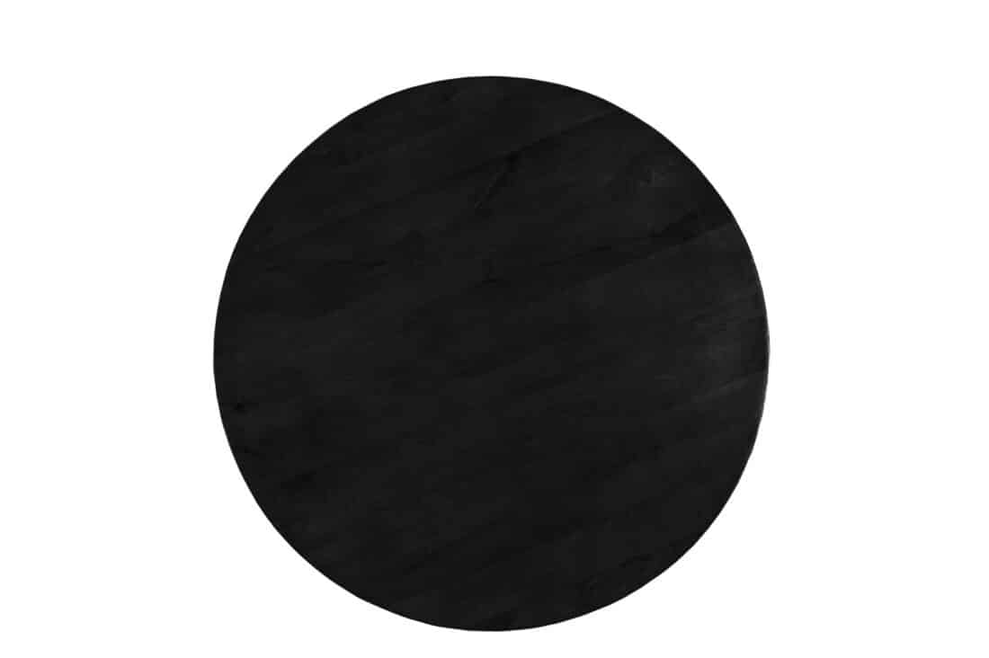 Livingfurn Eetkamertafels Jesper Round Black 120cm