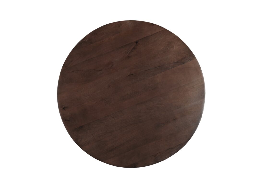 Livingfurn Eetkamertafels Jesper Round Brown 130cm