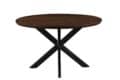 Livingfurn Eetkamertafels Jesper Round Brown 130cm
