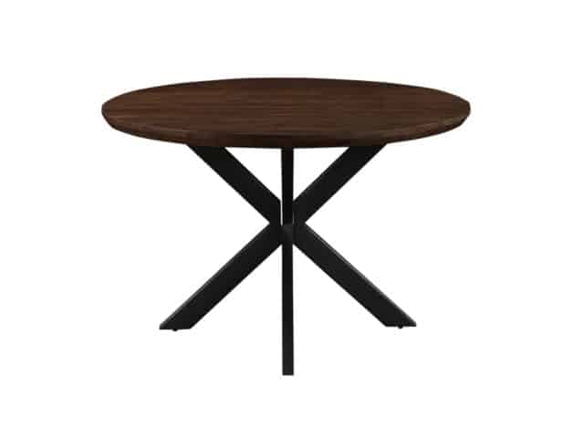 Livingfurn Eetkamertafels Jesper Round Brown 120cm