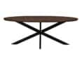 Livingfurn Eetkamertafels Jesper Oval Brown 240 cm