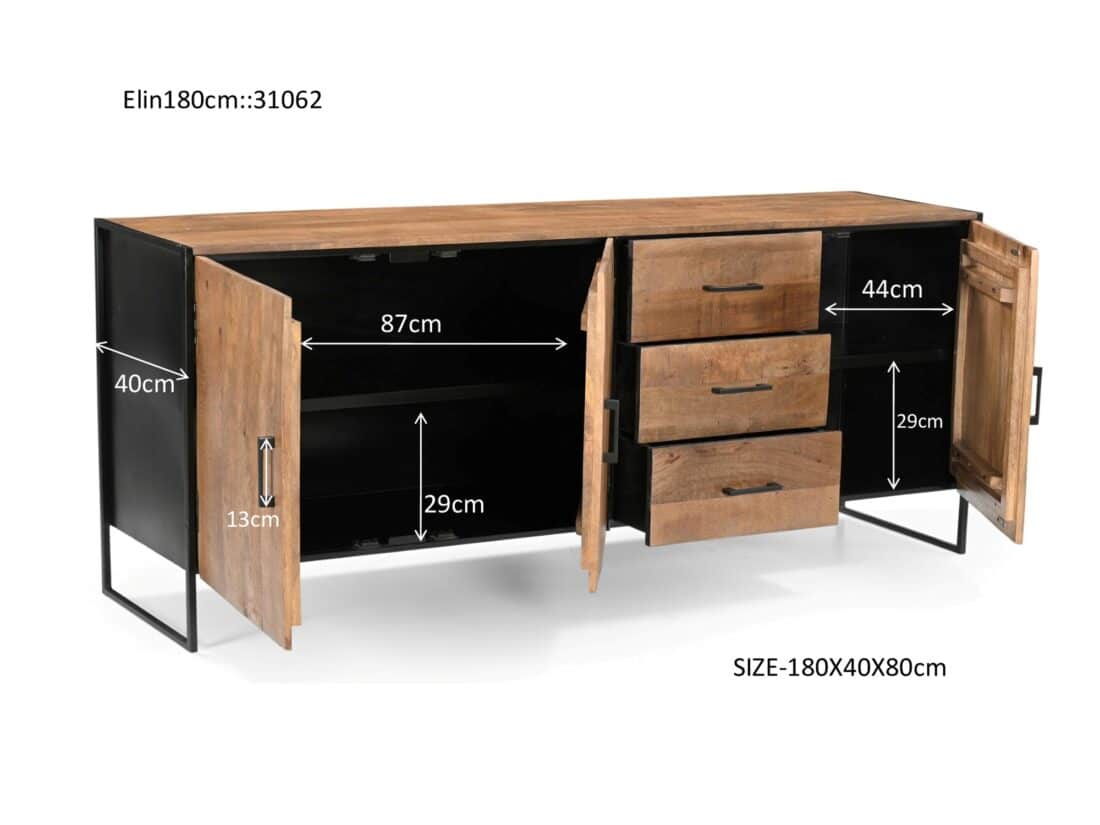Livingfurn Dressoirs Elin 180cm