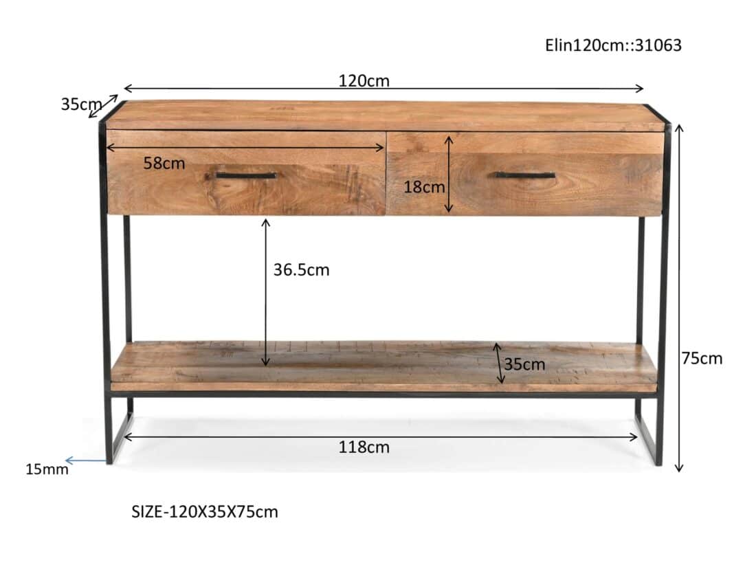 Livingfurn Wandtafels Elin 120cm