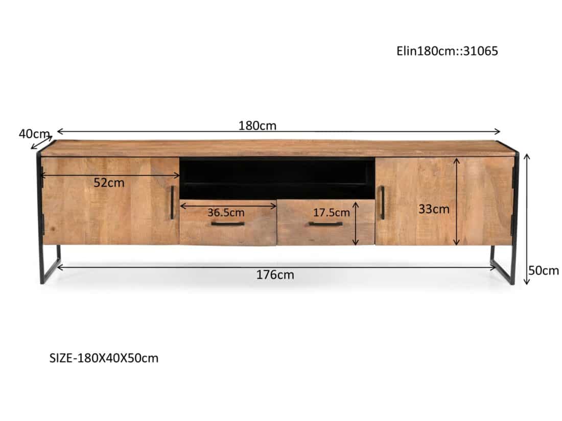 Livingfurn Tv Meubelen Elin 180cm