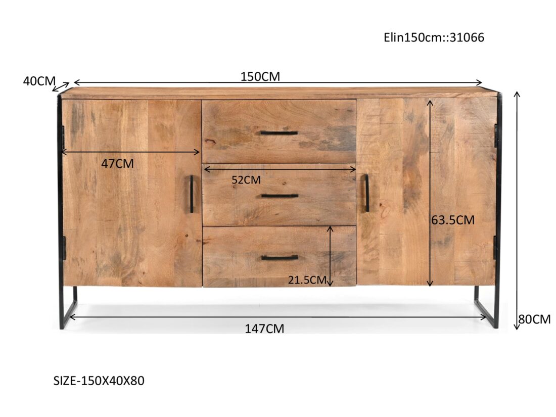 Livingfurn Dressoirs Elin 150cm