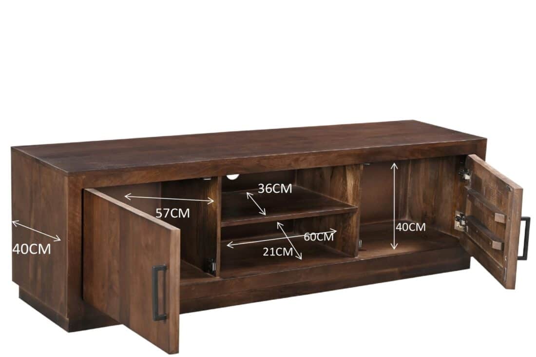 Livingfurn Tv Meubelen Jaxx Brown 180cm
