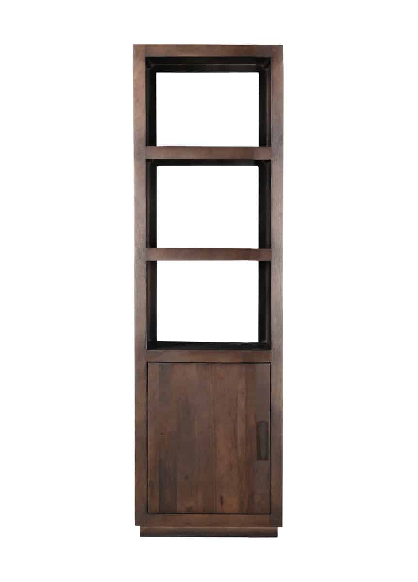 Livingfurn Boekenkast Jaxx Brown 60cm