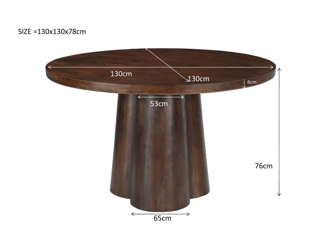 Livingfurn Eetkamertafels Brix Clubs 130cm