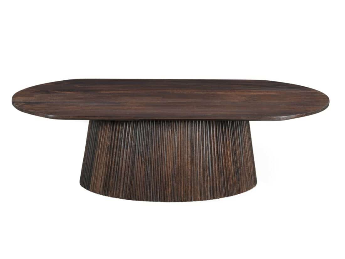 Livingfurn Salontafel Salvator Walnut Oval 120