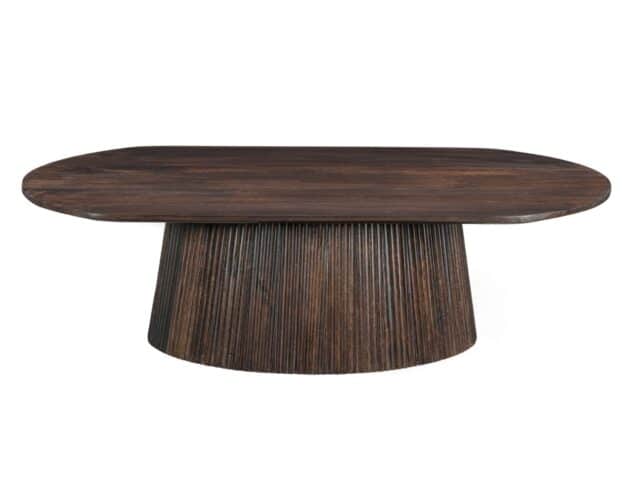Livingfurn Salontafels Salvator Walnut Oval 120