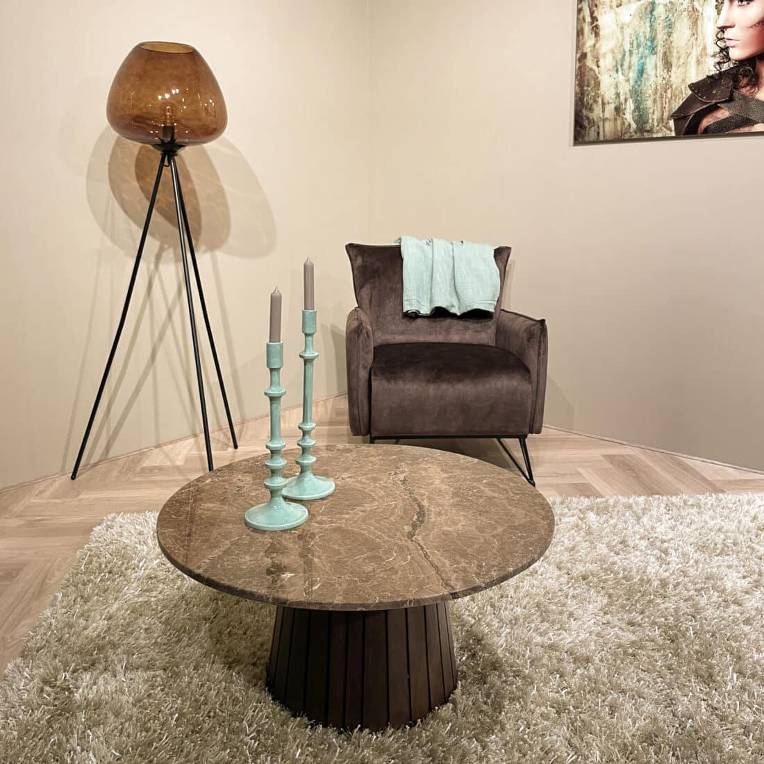 Livingfurn Salontafels Brix Emperador 80cm