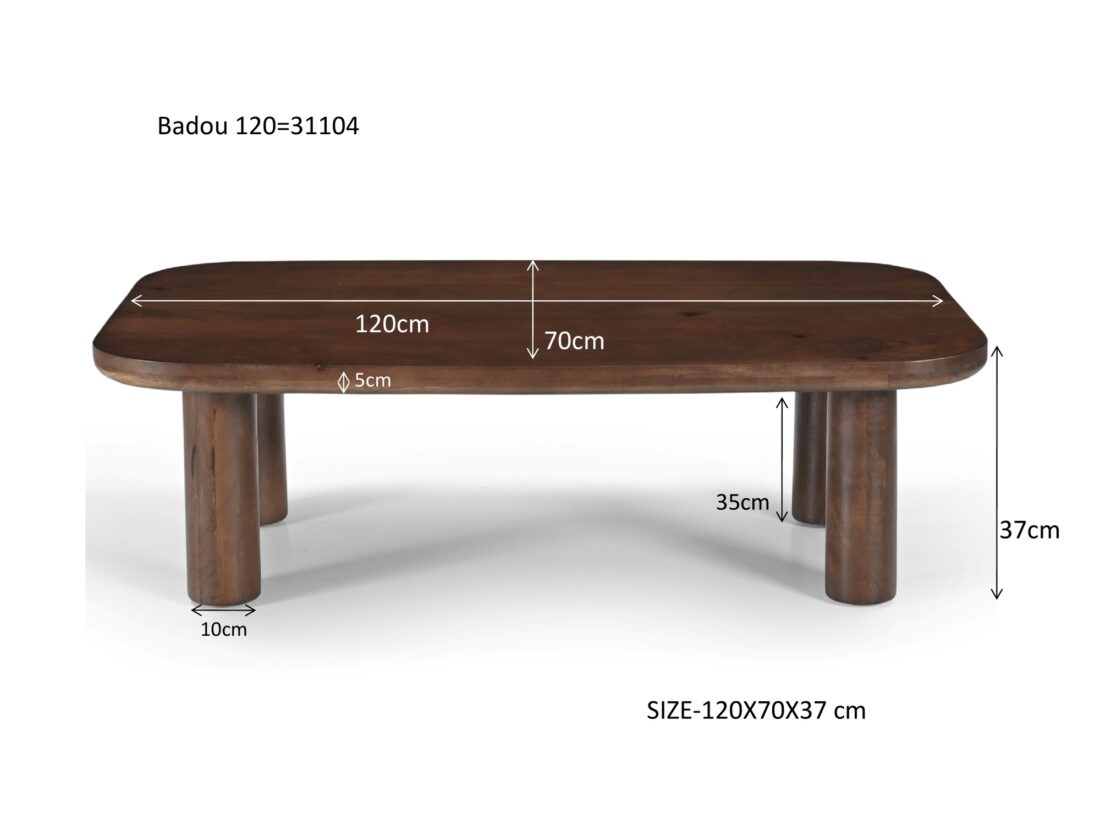 Livingfurn Salontafel Badou 120cm