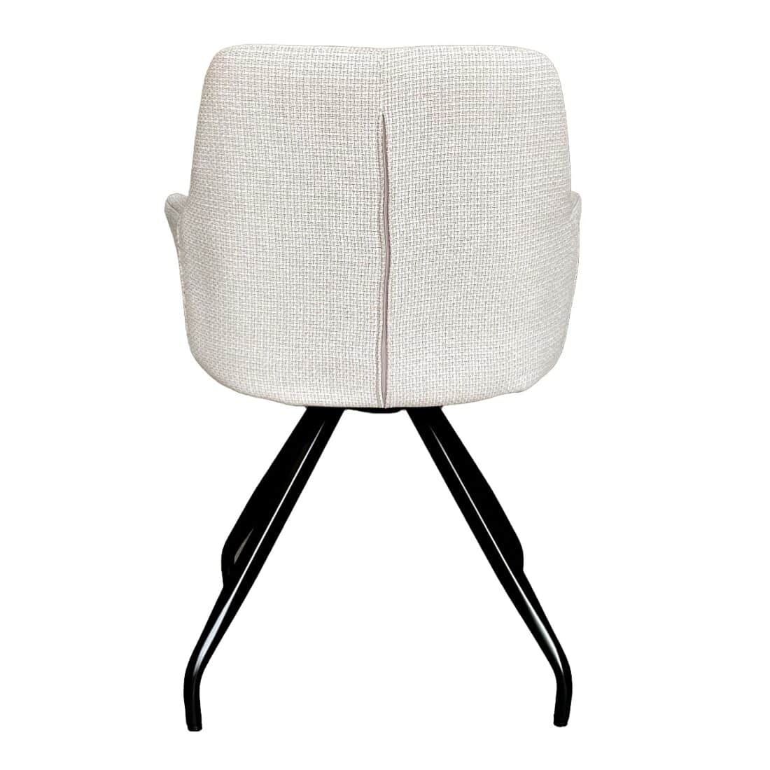 Livingfurn Eetkamerstoel Duke Met Arm Beige