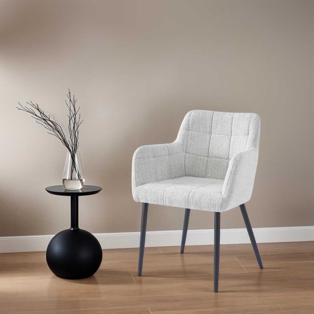 Livingfurn Eetkamerstoelen Bronco Greige
