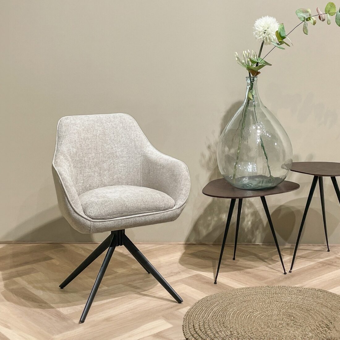Livingfurn Eetkamerstoelen Thomas Toffee