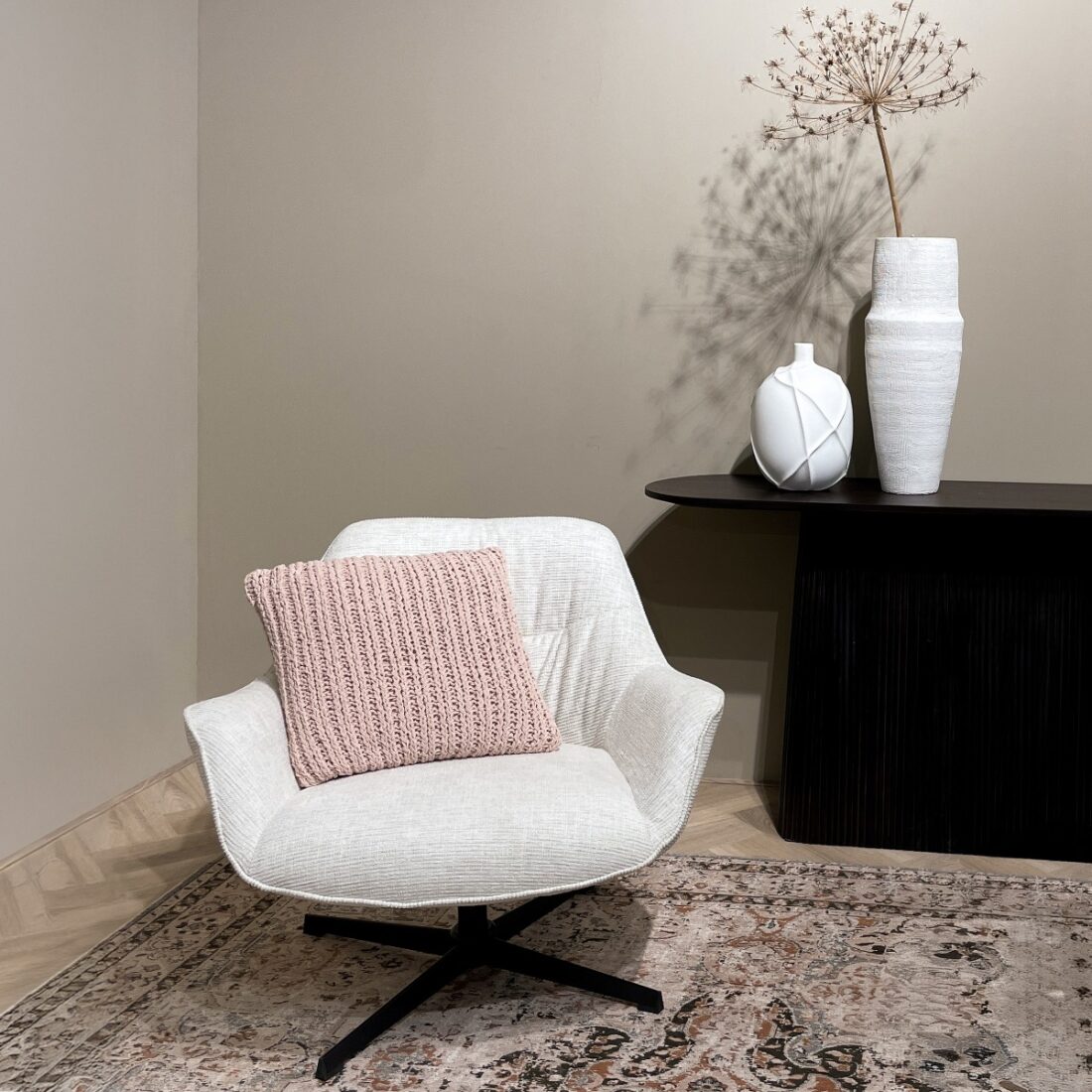 Livingfurn Fauteuils Daphne Sand