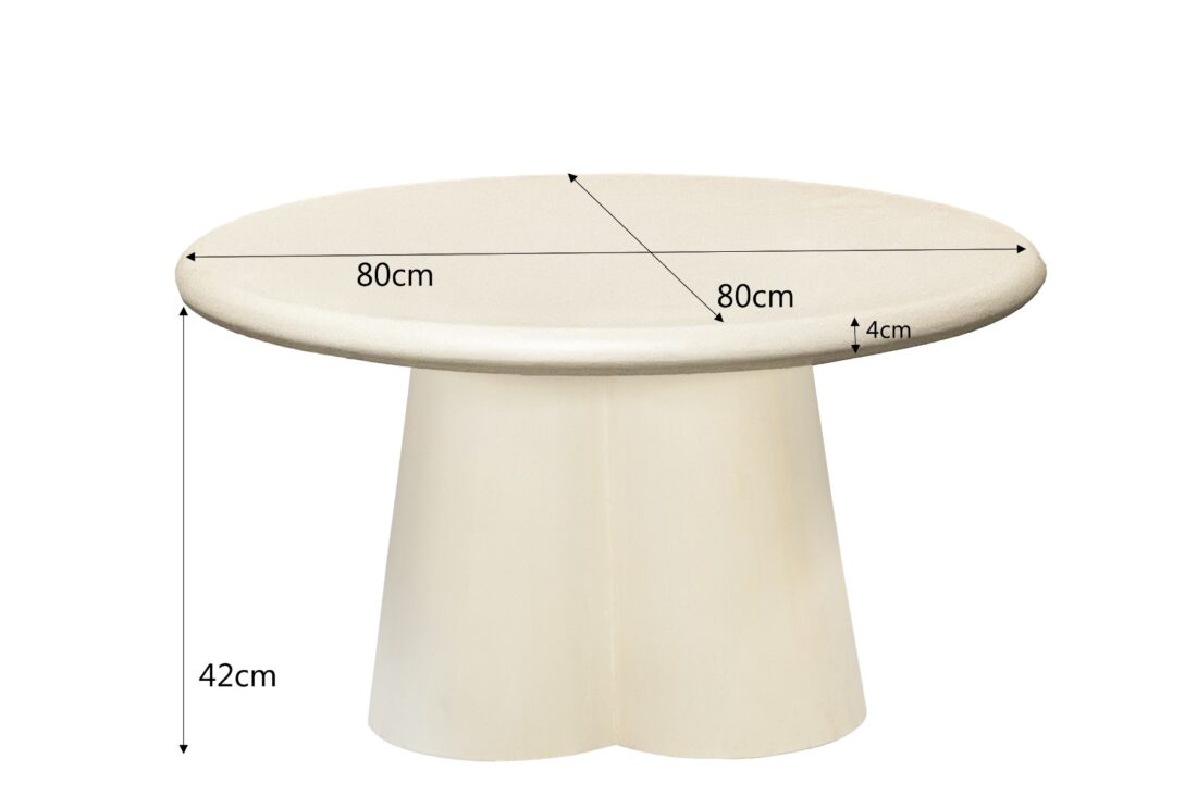 Livingfurn Salontafels Brix Clubs Sandy 80cm