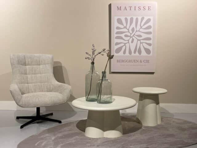Livingfurn salontafel Brix Clubs Sandy 80cm