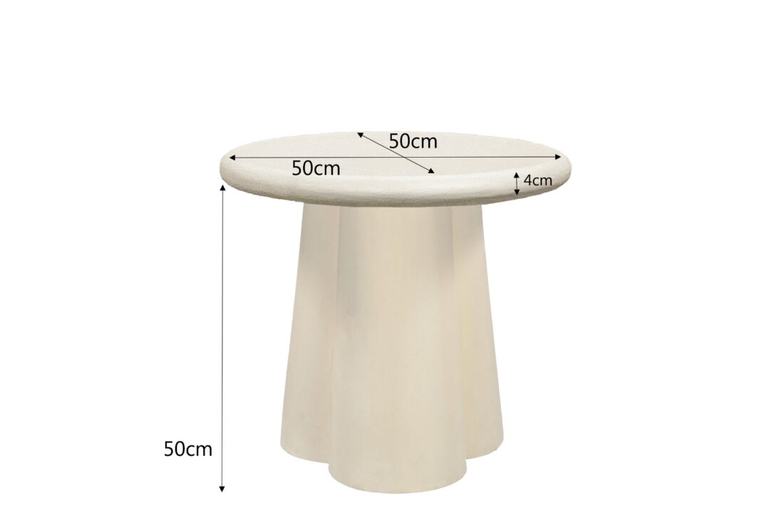 Livingfurn Salontafels Brix Clubs Sandy 50cm