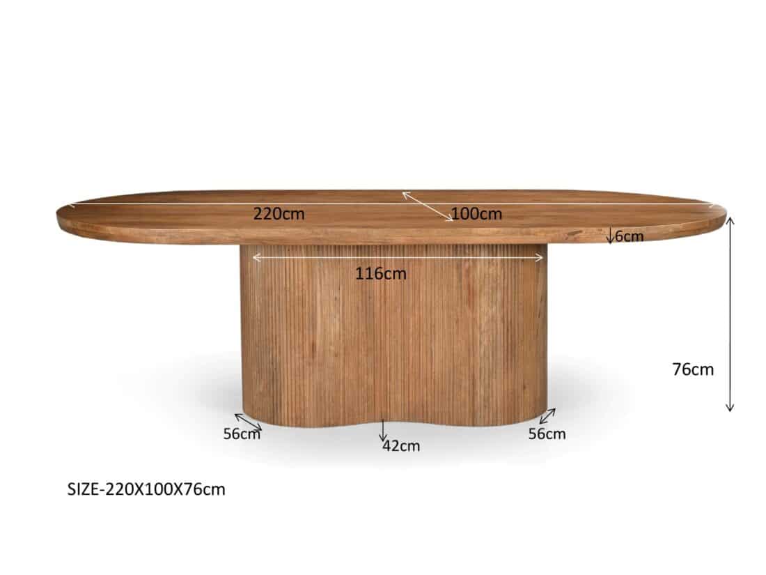 Livingfurn Eetkamertafels Sevilla 220cm