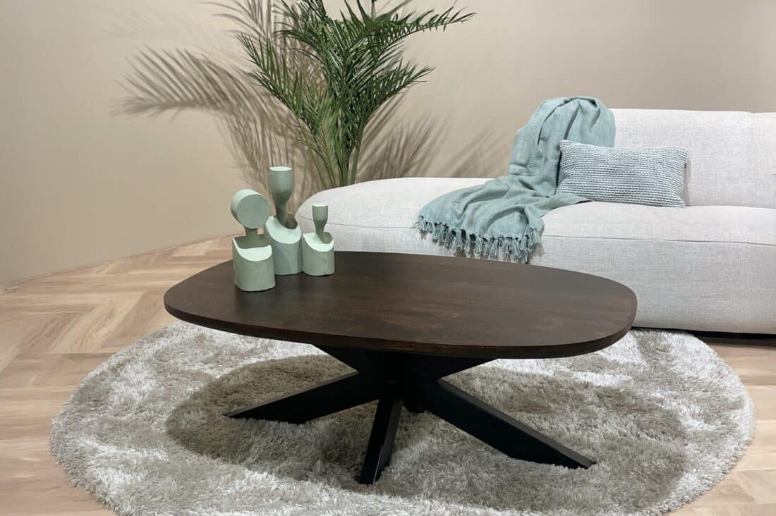 Livingfurn Salontafels Jesper Brown 120cm
