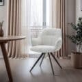 Livingfurn eetkamerstoel Doreen met arm Sneak Natural