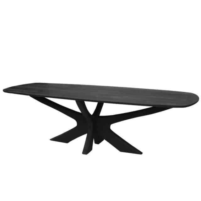 Livingfurn Eetkamertafels Brix Montreaux Black 220cm