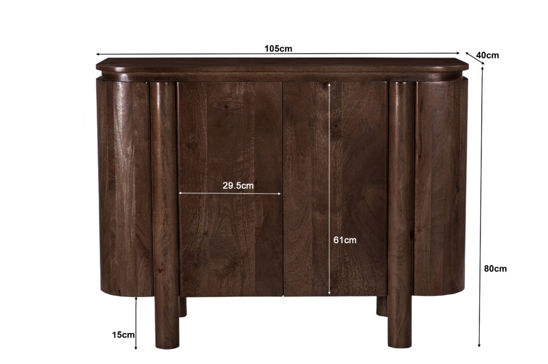 Livingfurn Dressoirs Salano Brown 105cm