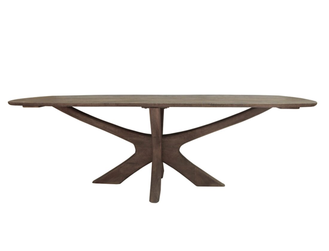 Livingfurn Eetkamertafels Brix Montreaux Brown 220cm