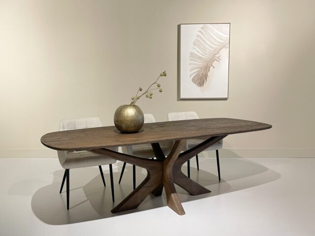 Livingfurn eettafel Brix Montreaux Brown 250cm