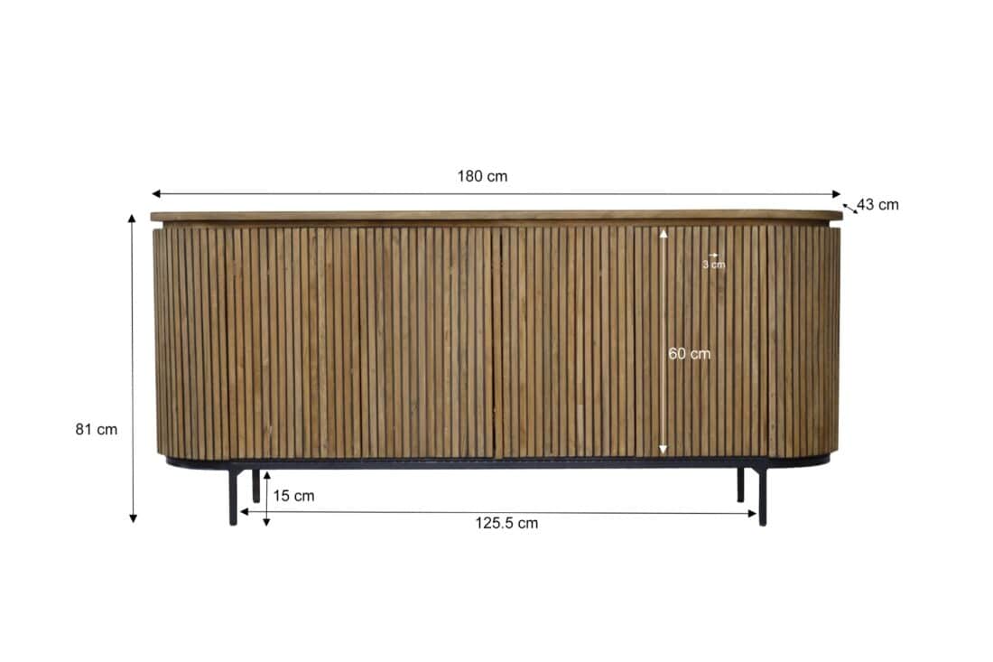 Livingfurn Dressoirs Lausanne 180cm