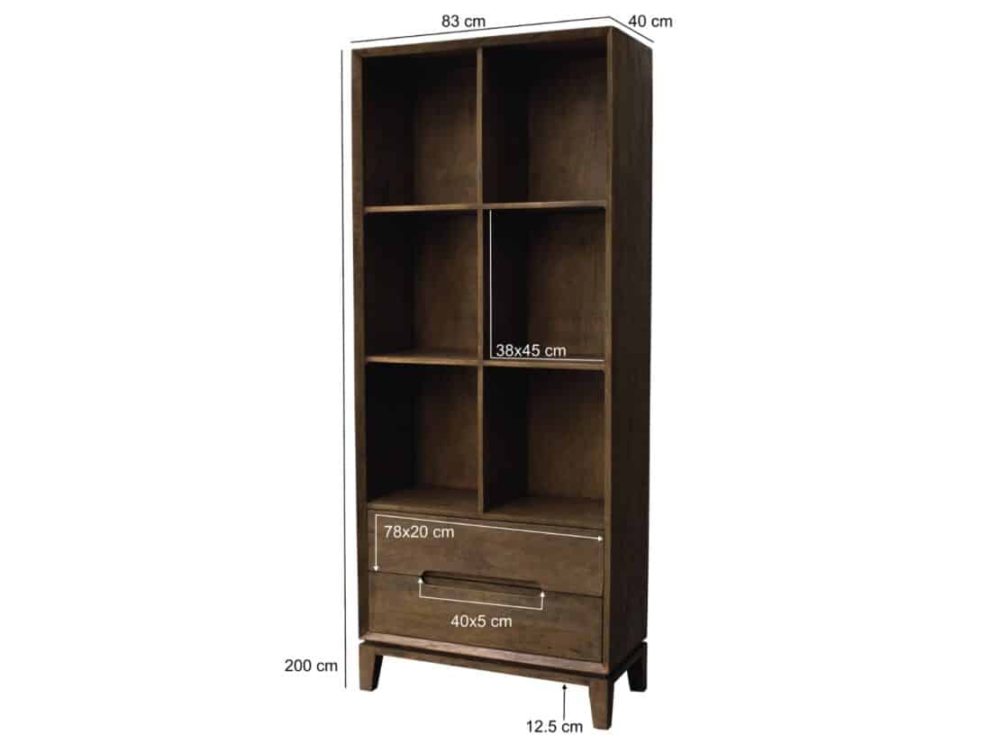 Livingfurn Boekenkasten Cortez 83 Cm
