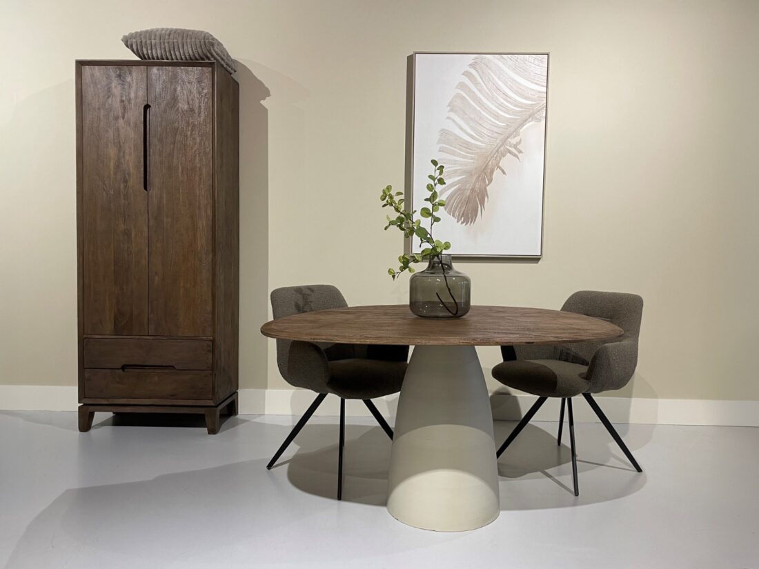 Livingfurn Eetkamertafels Brix Marron 140 Cm