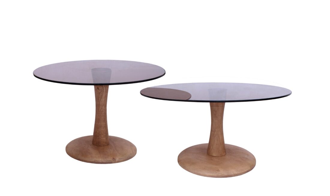 Livingfurn Bijzettafels Brix Faye Almond 60 Cm