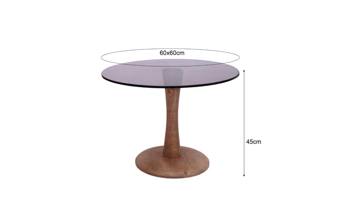 Livingfurn Bijzettafels Brix Faye Almond 60 Cm