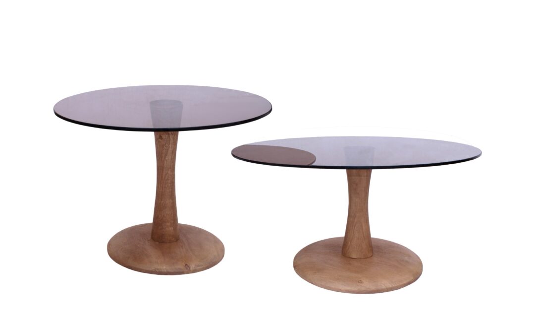 Livingfurn Bijzettafels Brix Faye Almond 75 Cm