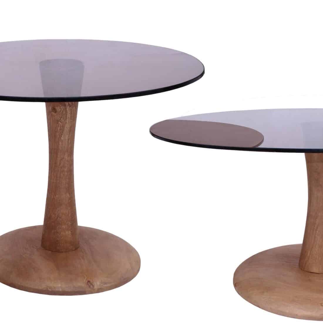 Livingfurn Bijzettafels Brix Faye Almond 75 Cm
